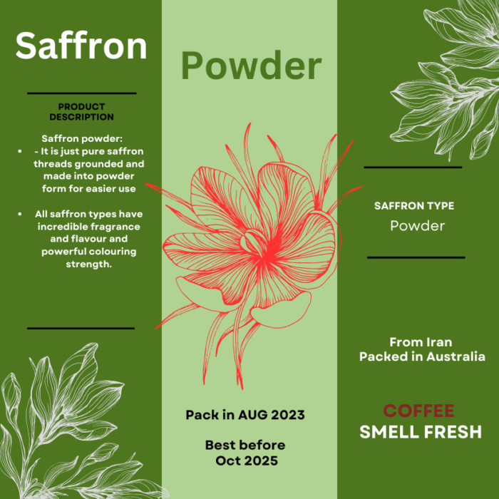 Powder Saffron-CSF