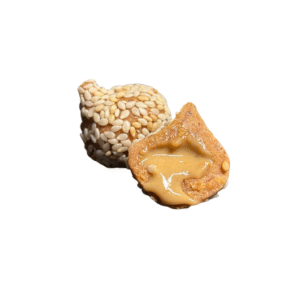 Stuffed Dates Ball with Tahini and peanuts coated with sesame 180 g | كرات تمر محشوة بالطحينة والفول السوداني ومغطاة بالسمسم – ١٨٠ جم