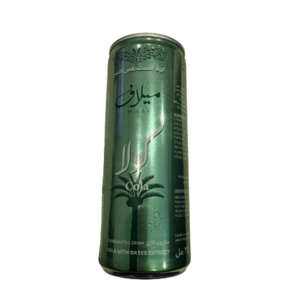 CSF- Milaf Cola – Date Extract Sparkling Drink (240ml Can)