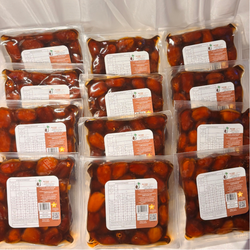 First Grade Aljohani Khalas Dates box 6kg (12 x 500g)